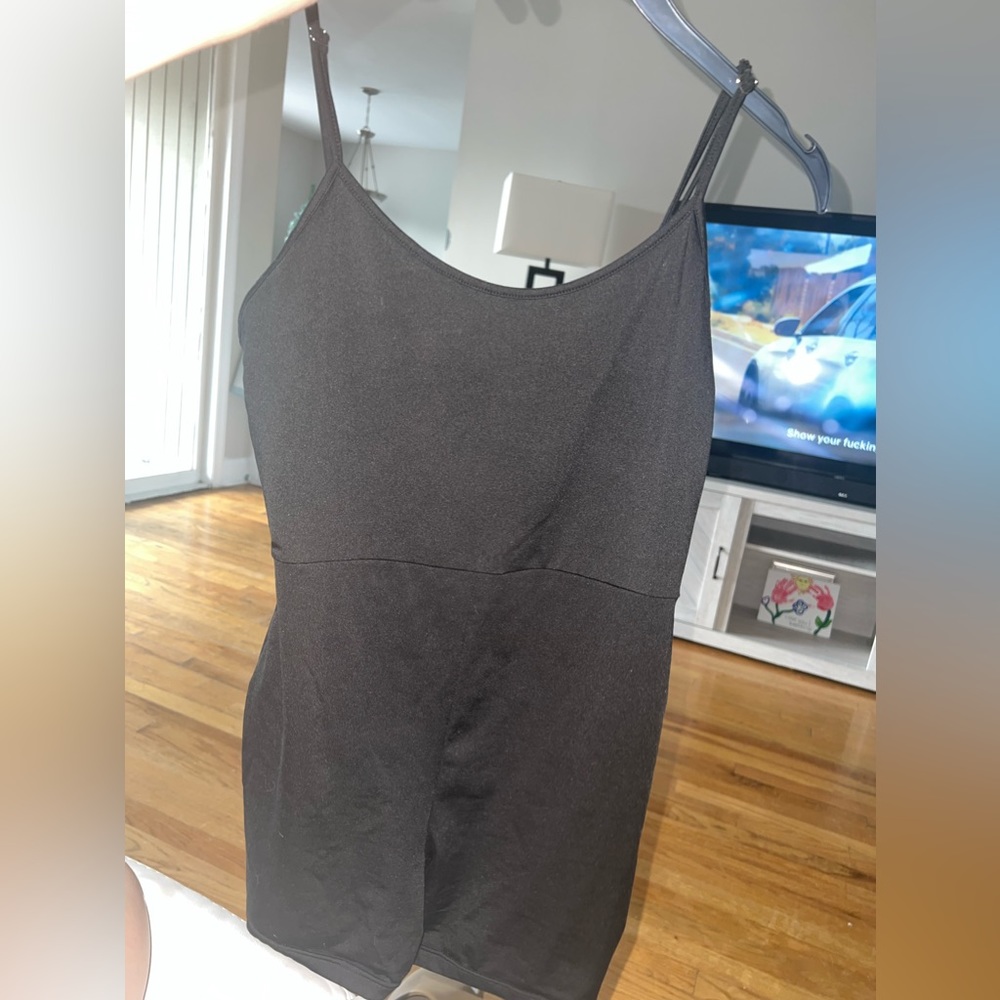 Black shorts romper